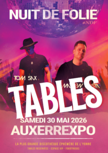 NUIT DE FOLIE / RESERVATION DE TABLE