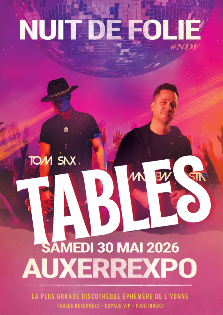 TABLE RESERVEE / NDF